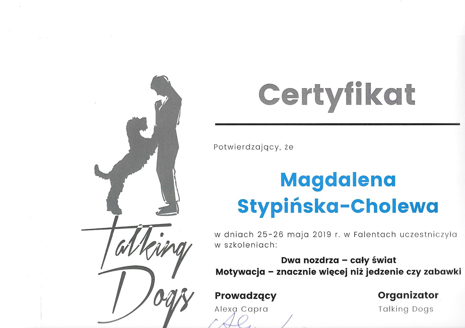 Certyfikat 10