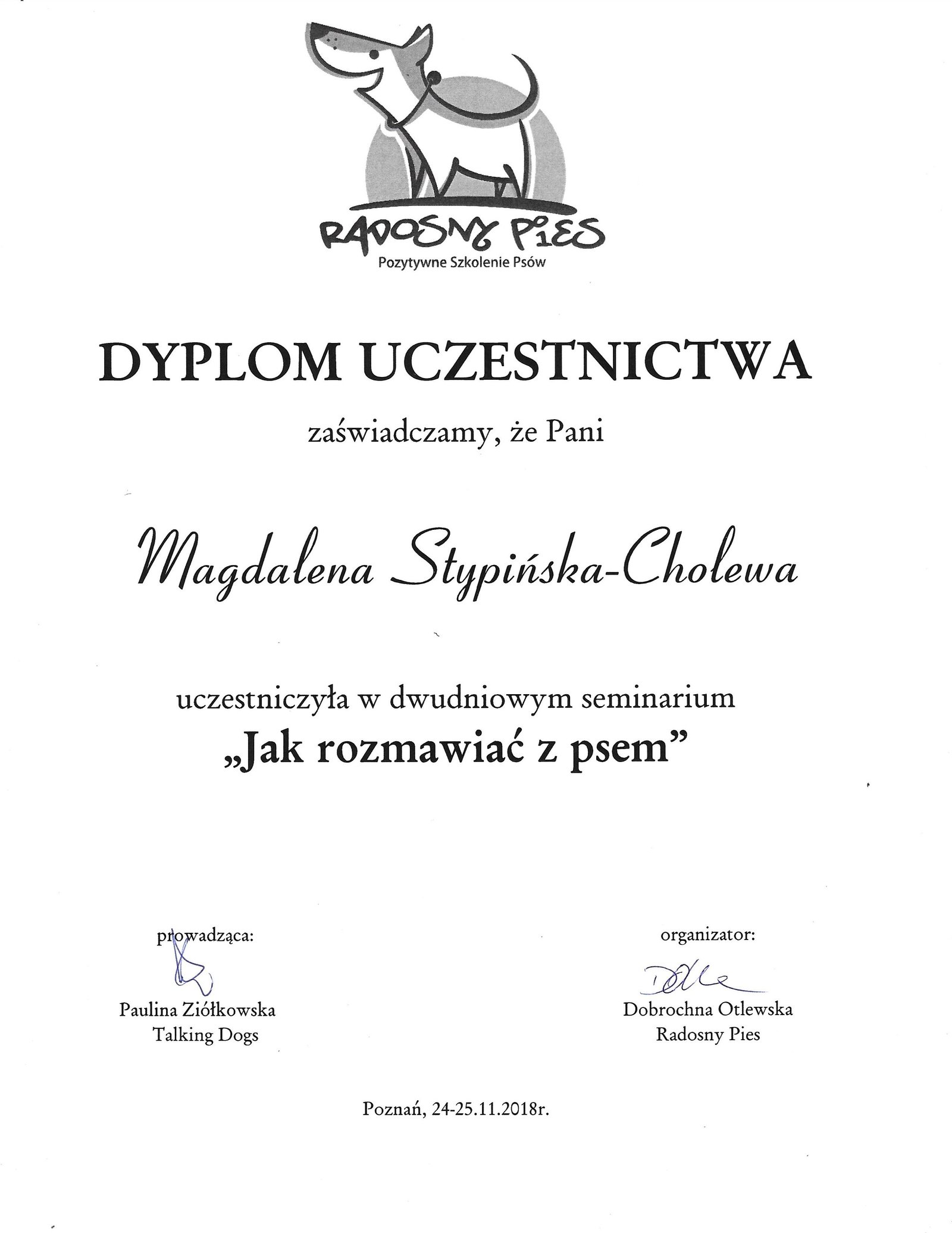 Certyfikat 20